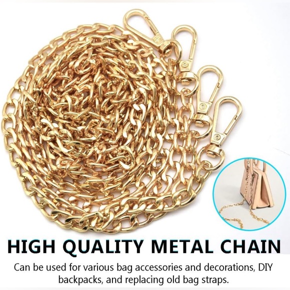 2 Pcs Chain Straps Replacement Bundle -360 rotating Buckles - Picture 4 of 4